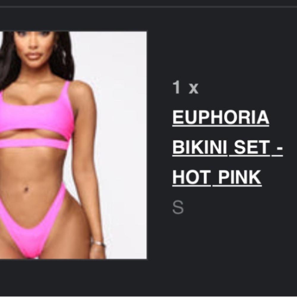 Euphoria Bikini Set - Hot Pink